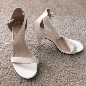 White Ashley Stewart heels